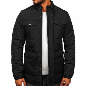 Chaqueta cálida ligera con cremallera completa de alta calidad, chaqueta polar a prueba de viento para deportes de invierno para hombres, chaqueta de nieve de nuevo diseño 2025 - Product Image 1