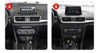 Reproductor de Video para Auto MEKEDE QLED de 12.3 Pulgadas con Android para Mazda 3 AXELA 2014-2019, Estéreo BT, Cámara Panorámica de 360°