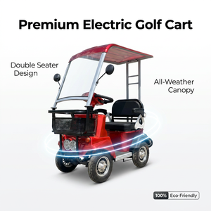 Voiturette électrique monoplace 60V, autonomie 41-59 km, avec auvent solaire, pour club de <span class=keywords><strong>golf</strong></span>, complexe hôtelier, navette à basse vitesse - Product Image 5