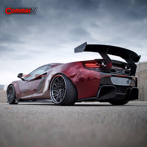 Kit de Carrocería de Fibra de Vidrio Estilo LB para Mclaren 650s, Parachoques Delantero, Cejas de Rueda, Faldones Laterales, Difusor Trasero, Alerón - Product Image 6