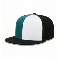 Casquette Snapback Unisexe Personnalisée à 6 Panneaux, Visière Plate, Épissure de Couleurs Multiples, Vente en Gros, Style Street Hip Hop