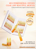 Sérum facial liquide en ampoule à l'astaxanthine et à l'acide hyaluronique en gros – Antioxydant, réparation des rides et resserrement des pores