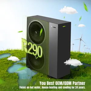 9KW 15KW hiệu quả cao DC biến tần năng lượng không khí bơm nhiệt R290 Poland Đức không khí để bơm nhiệt nước monoblock - Product Image 3
