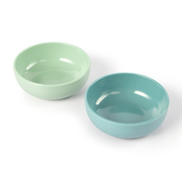 Ensemble de bols à crème glacée en mélamine, antidérapant, personnalisé, ensemble de 6 couleurs assorties, parfait pour le mélange, service ou la conservation