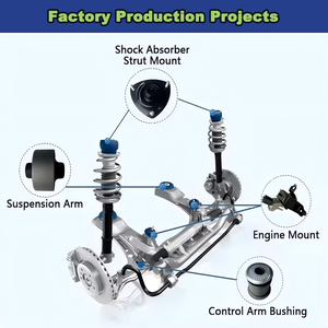 Nhà máy OEM ODM moq 100 cái xe giảm xóc đệm khối cho xe ô tô Nhật Bản - Product Image 3
