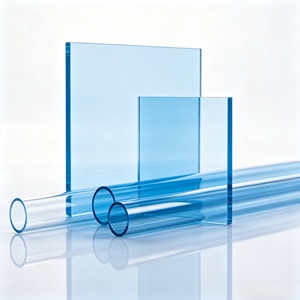 Tube en acrylique fumé noir, profil plastique rond extrudé de 90 mm pour équipement électrique industriel - Product Image 5