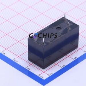 HF115F/110-1HS2 Power Relay Through hole,12.7x29mm Relay 110V 1 Normally Open: 1A (SPST-Normally Open)::: 4 12A-250VAC - Product Image 2