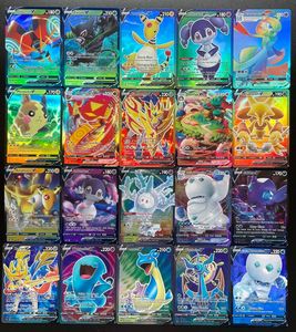 Kartu Pokemon Lot 100 Kartu TCG Ultra Rare untuk Pokemon TAG TEAM GX Sword & Shield V Vmax Kartu TERBARU!! ! - Product Image 3
