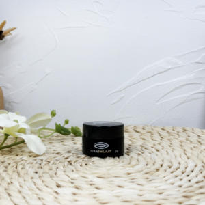 Frasco de concentrado de vidrio transparente Tapa a prueba de niños Contenedor de vidrio cuadrado Embalaje CR Logotipo personalizado - Product Image 4