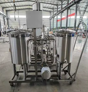 Автоматическая система чистки CIP, стиральная машина 50 л, 100 л, 1000 л, резервуар из нержавеющей стали для чистки пивоварни CIP, резервуар для пивоварни в пивоваренной системе