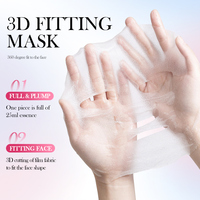 Masque en trois étapes au collagène de fleurs de cerisier SADOER, essence de fleurs, produit de soin hydratant pour la peau