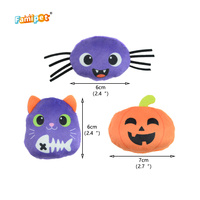 Famipet Fabricant Vente en Gros Personnalisée Nouveau Thème Halloween Design Fantôme Jouet pour Chaton Peluche Douce Jouet pour Chat en Peluche Froissée Ensemble