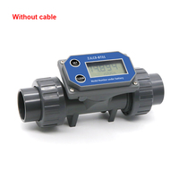Katup Air PVC NPN Elektrik 1'' 2'' DN25-80 dengan Layar LCD Digital untuk Irigasi Pertanian/Kebun