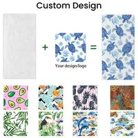 Serviette de plage en microfibre suédée recyclée de haute qualité, absorbante, séchage rapide, impression personnalisée du logo, vente en gros