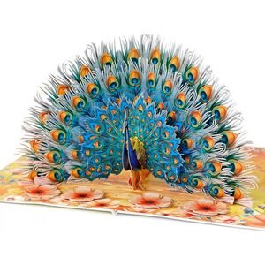 Pop up Animal Shape 3D <b>Gloss</b> Lamination <b>Paper</b> Birthday Card for Women Wife Mum Birthday Occasion - Product Image 6