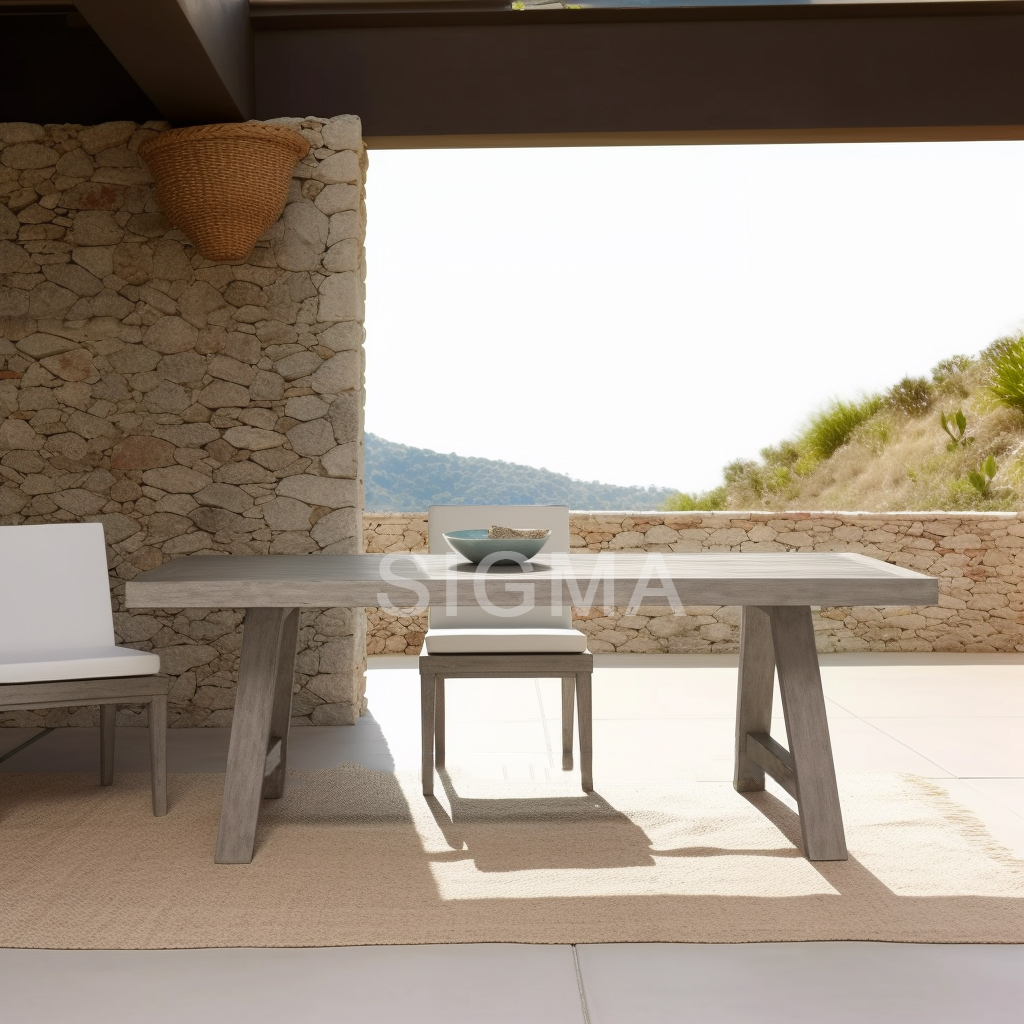 Outdoor Dining Table Chairs Set Garden Furniture Patio Set Dining Table For 8