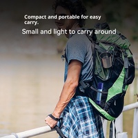 Kit de voyage portable pour la survie en plein air, filtre à eau d'urgence, paille filtrante pour la randonnée, équipement de sécurité personnelle