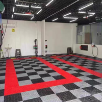 Chemikalienbeständige PP-Garagenbodenplatten mit Verzahnung für Autoreparaturstationen, Wartungsböden und Werkstätten
