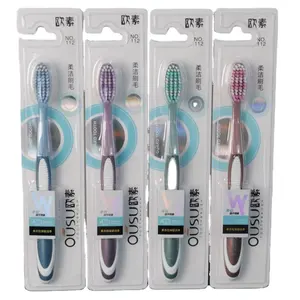 Wholesale Efficient Eco-friendly Dental Care Manual Plastic Toothbrush With Soft Bristle