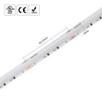 Bandes LED COB WS2811 IC/m haute densité 1428 LED par mètre, design COB, largeur 15 mm, protection IP20, style Govee, LED RGBIC pour extérieur