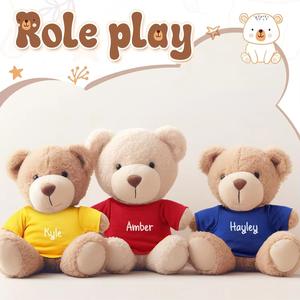 Orsacchiotto di Peluche Personalizzato <span class=keywords><strong>con</strong></span> Maglietta o <span class=keywords><strong>Felpa</strong></span>, Imbottitura in Cotone PP, Unisex, Logo e Motivo Stampabile - Product Image 2