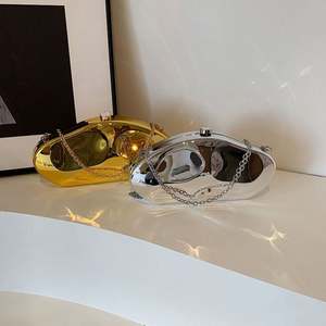 Dropshipping Shopify acrílico bolso de mano para mujer Irregular Shell bolso de noche para fiesta de boda - Product Image 2