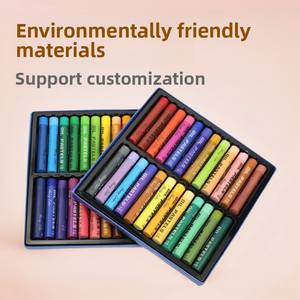 Pastels à l'huile de couleur intense, couleurs douces pour superposition, mélange de couleurs, couleur unique, estompage, retouche, pinceau, ensemble non effaçable - Product Image 2