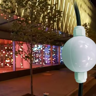 3d Ucs1903 Rgb 50mm Pixel Ball Light Led Mesh Flexible Curtain Screen DMX512 RGB Pixel Ball