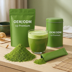 Poudre de thé vert Matcha Premium Uji, thé instantané en sachet, thé santé - Product Image 1