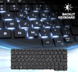 คีย์บอร์ดแล็ปท็อปทดแทนสำหรับ Dell Latitude 7400 9410 รุ่น US Layout พร้อมไฟแบ็คไลท์ คีย์บอร์ดภายในโน้ตบุ๊ก - Product Image 5