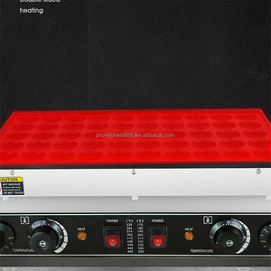 Machine à crêpes électrique antiadhésive 50 trous pour crêpes, muffins, gaufrier, mini machine à crêpes à soufflé commerciale - Product Image 3