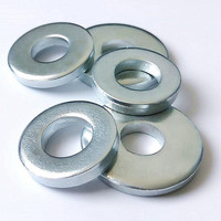 Custom Steel Flat Washers Zinc Plated Black Finish Countersunk Bonded Hardware for Industrial Automotive Use