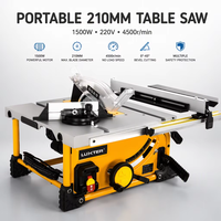 210mm Machine de découpe de bois Outils de travail du bois Scie à table portable