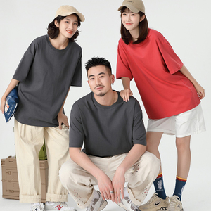 เสื้อยืดโอเวอร์ไซส์สะพายไหล่ของผู้ชายเสื้อยืดสีขาวผ้าฝ้ายสีขาวสำหรับผู้ชาย - Product Image 1