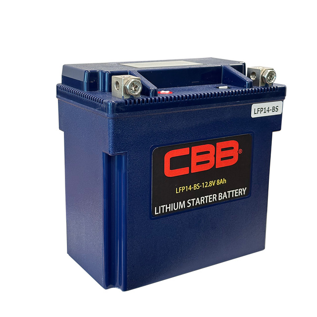 Superb 12.8V Lithium Starter Battery Pack with 8ah Cell Voltage Longer Lifespan for Motorboats Motorcycles