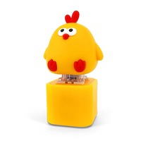 Cartoon Stress-relief PVC Keycap Custom Mechanical Keyboard Key-swapping Tester Sugar-cube-shaped Press-key Stress-relief Toy