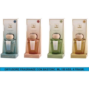 ML.150 ASS. 4 parfums, bâtonnets diffuseurs de parfum, diffuseur de parfum avec bâtonnets parfumés - Product Image 1