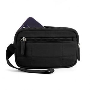 Most Popular Factory Custom <b>Waterproof</b> Outdoor Daily Use Unisex Mini Quilted <b>Wallet</b> Puffer ID Card Purse with Zipper - Product Image 3