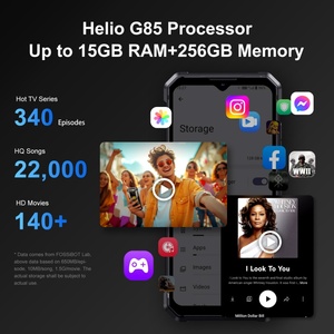 สมาร์ทโฟนพันธุ์อึด 48MP กล้องมองกลางคืน 20MP แบตเตอรี่ 12000mAh ระบบปฏิบัติการ Android 14 รองรับ 4G สองซิม หน่วยความจำ 8+256GB NFC ปลดล็อคทั่วโลก Fossibot F106 Pro - Product Image 6
