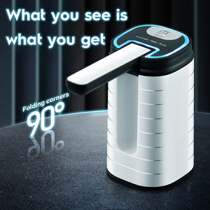 เครื่องจ่ายน้ำไฟฟ้าแบบพกพา ราคาประหยัด ปั๊มไร้สาย ตั้งโต๊ะ ใช้ในบ้าน สำหรับถังน้ำดื่มพลาสติก - Product Image 4