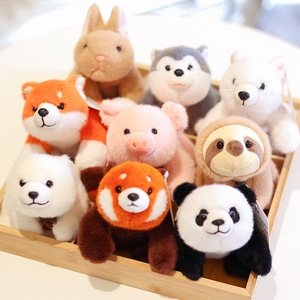 Adorable poupée de <span class=keywords><strong>lit</strong></span> authentique Lesser, un jouet en peluche pour animal de compagnie à trois positions, compagnon de bureau et cadeau d'anniversaire parfumé. - Product Image 1