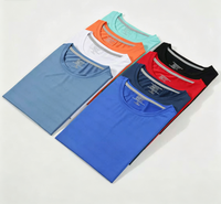 T-shirt vierge à séchage rapide pour hommes, en tissu extensible effet coton rafraîchissant, fournisseur OEM en gros