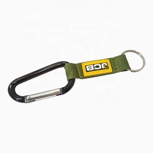 Correa de poliéster barata personalizada con mosquetón de aluminio gancho promocional llavero y mosquetón - Product Image 5