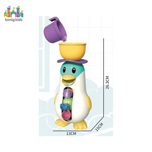 Konpig brinquedo de banho, crianças, pinguim, banho, água, banheiro, desenhos, bebê, brinquedos - Product Image 4