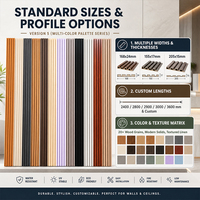 Panneaux muraux décoratifs en WPC pour l'intérieur, revêtements muraux en WPC, panneaux muraux intérieurs pour la décoration de la maison