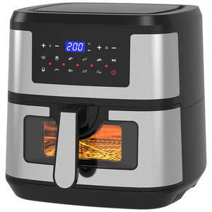 เตาอบลมร้อน AirFryers <span class=keywords><strong>12</strong></span> ลิตร คุณภาพสูง ควบคุมอุณหภูมิและตั้งเวลาแบบแมนนวล ความจุน้ำมัน 5.5 7L 8l 9L  ตะกร้าคู่ - Product Image 3