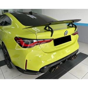 คาร์บอนไฟเบอร์ด้านหลังสำหรับ BMW M4 G82แห้ง Gt Wing 2020-2024 - Product Image 2