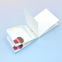 Bloc-notes transparent coloré et créatif pour bloc-notes Notes autocollantes en PET avec papier kraft papier offset en carton Type de facture produit