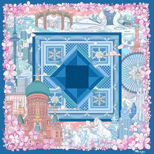 Tapete <span class=keywords><strong>de</strong></span> Mahjong con Diseño <span class=keywords><strong>de</strong></span> Paisaje Invernal <span class=keywords><strong>de</strong></span> Flores <span class=keywords><strong>de</strong></span> Cerezo Rosadas <span class=keywords><strong>de</strong></span> Harbin, Antideslizante, para Mesa <span class=keywords><strong>de</strong></span> Juego - Product Image 1