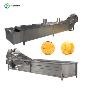 Um tùm thiết kế khoai tây chiên chiên dây chuyền sản xuất Giá cả hợp lý tự động khoai tây chiên làm cho máy - Product Image 1